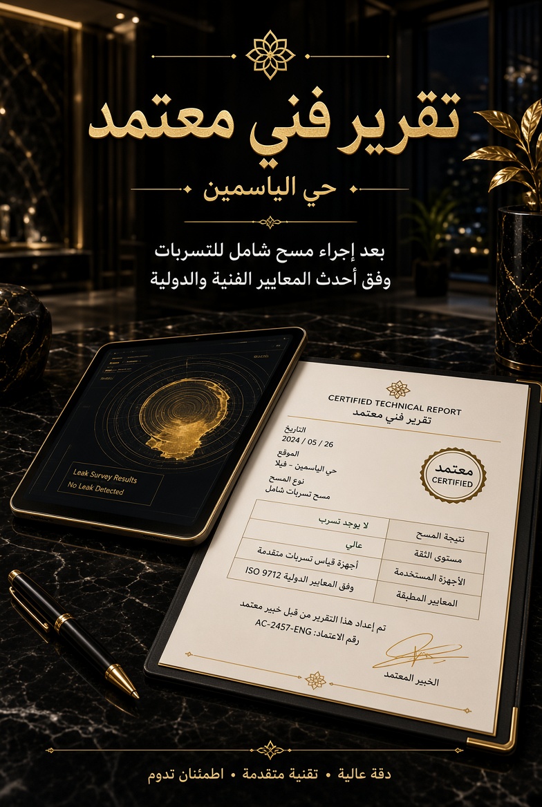 شركة كشف تسربات المياه بالرياض حي الياسمين